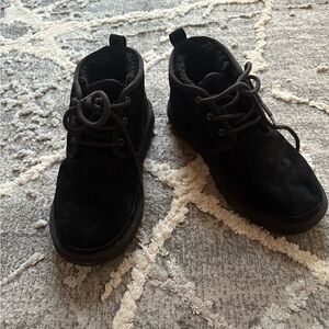Men's Black Suede Ankle Boots